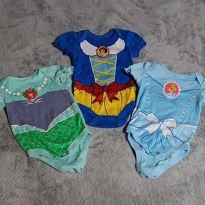 Disney Princess Baby Onesies Set